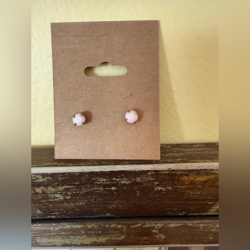 Pink Stud Earrings